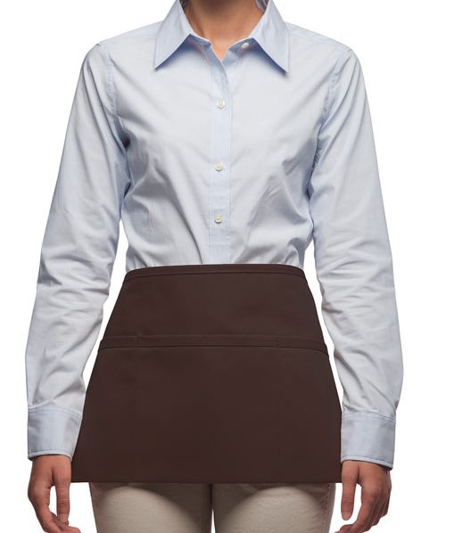 Brown Short Waist Aprons